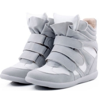 Сникерсы Isabel Marant gray white