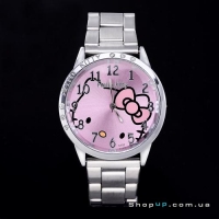 Детские кварцевые часы Hello Kitty сталь для девочки