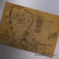 Картина Властелин Колец Карта