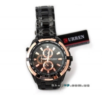 Curren chronometer 8023 мужские часы кварцевые с тахиметром