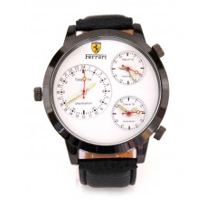 Мужские часы Ferrari с белым циферблатом