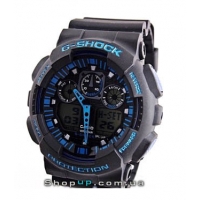 Мужские часы Casio G-Shock GA 100 Dark Blue edition