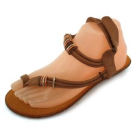 Коллекция женских коричневых босоножек Lorbacsa